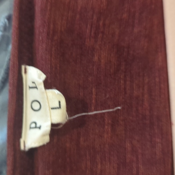 Pol top Heather maroon size L - Picture 3 of 4